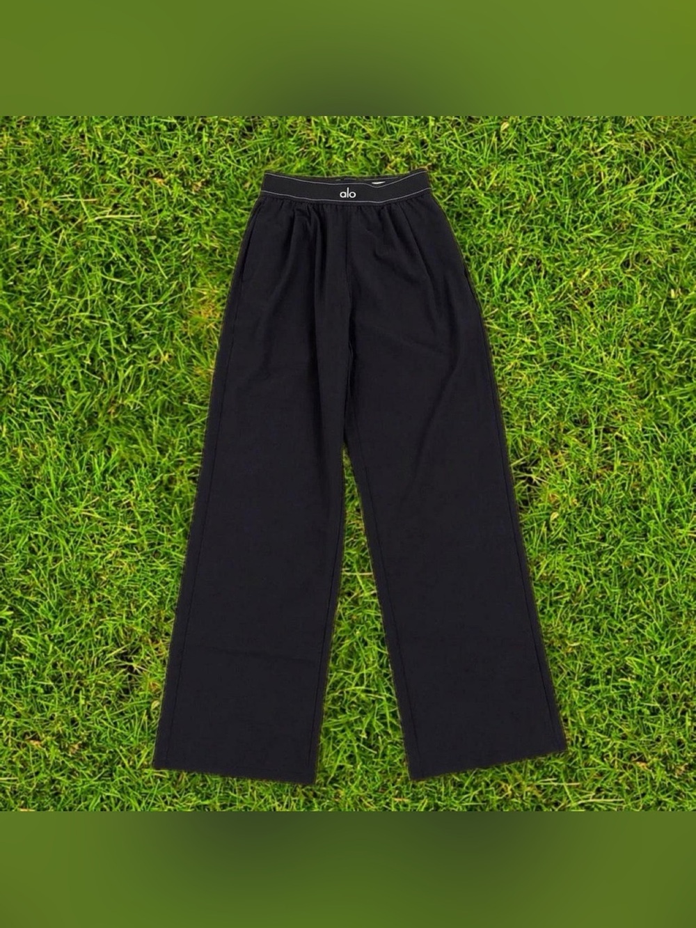 ALO Yoga Black Wide-Leg Leggings